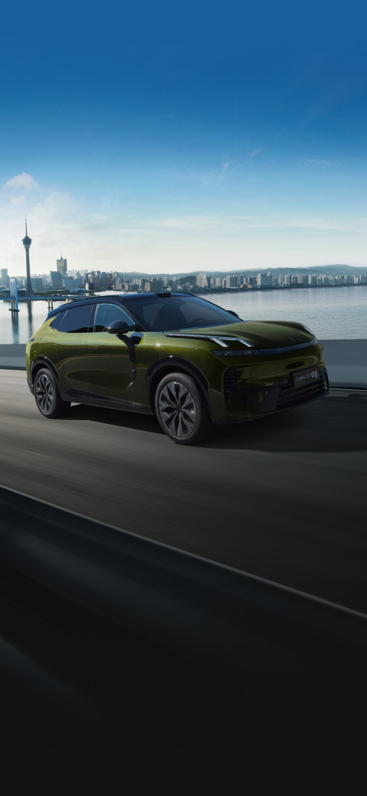 领克08四驱车,领克08加速,领克08emp流光金